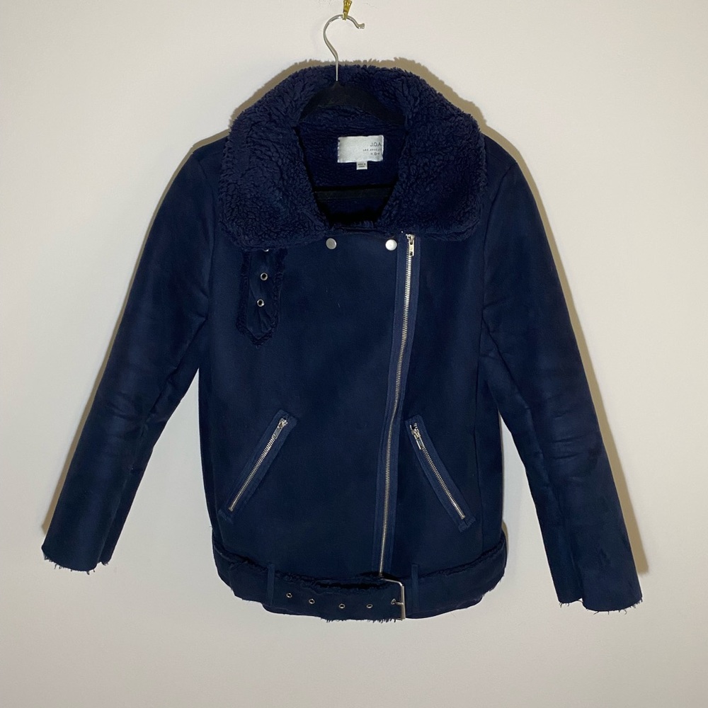 Winter jacket in navy blue